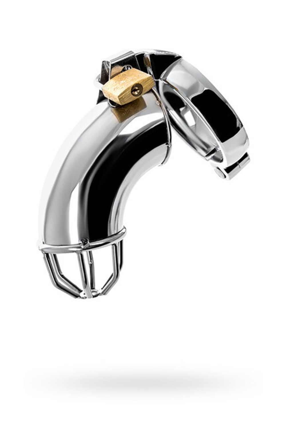 Пояс верности мужской, TOYFA METAL (серебристый) закрытый (Цвет: серебряный)