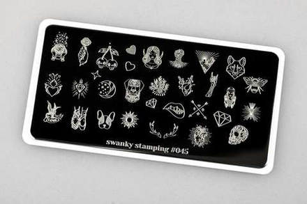 Пластина Swanky Stamping 045