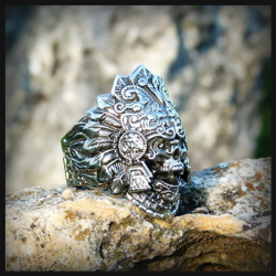 Кольцо "Жрец" мельхиор , чернение