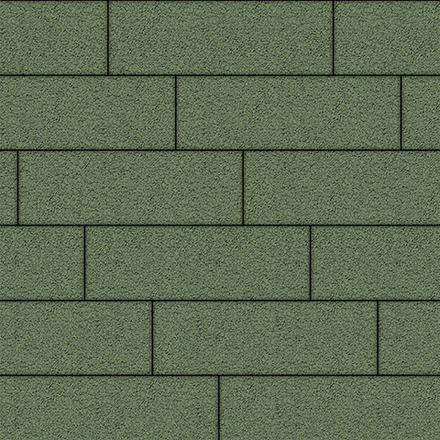 Тротуарная плитка ПРЯМОУГОЛЬНИК 750х250 мм - Гранит Зеленый