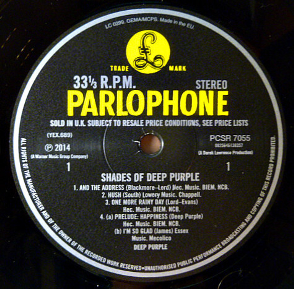 Deep Purple / Shades Of Deep Purple (LP)