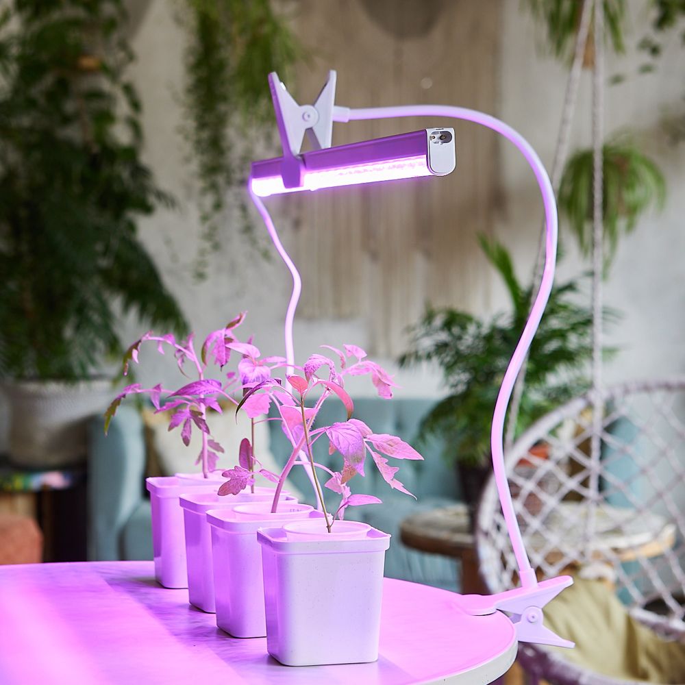 UFP-M04D-600 WHITE POLYBAG Подставка для светильника ULI-P. на прищепке. длина трубки 600мм. Белая. ТM ФитоЛето