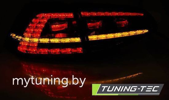 Задние фонари для Volkswagen Golf VII (13-17) LED Red Crystal