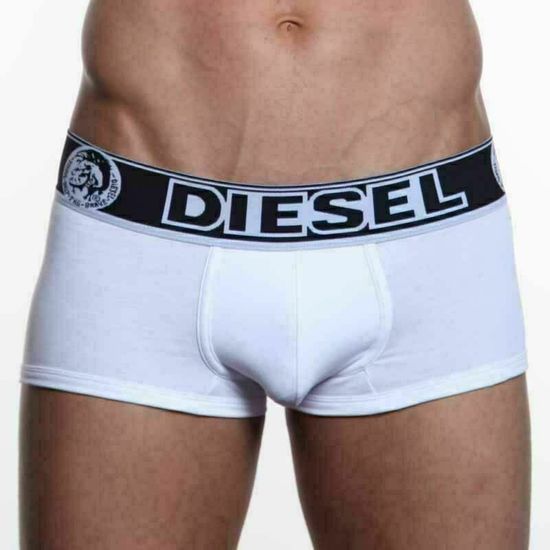 Мужские трусы боксеры белые Diesel Only the Brave White Trunks