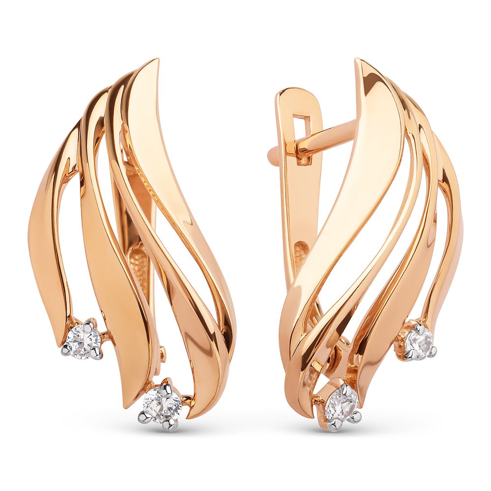 Серьги из золота 585 пробы