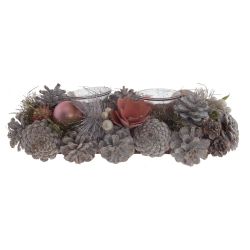 GAEM Подсвечник "Новогодняя композиция", L31 W14 H8,5 см