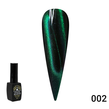 Гель лак кошачий глаз 24D Galactic Global Fashion 8 мл, 02