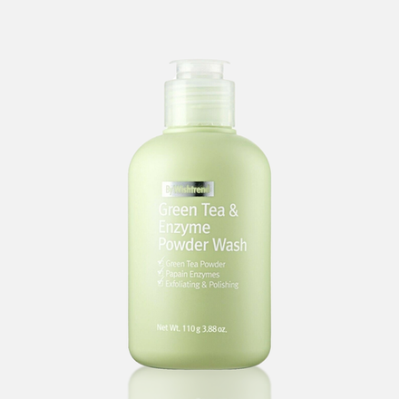 Энзимная пудра с зелёным чаем By Wishtrend Green Tea & Enzyme Powder Wash