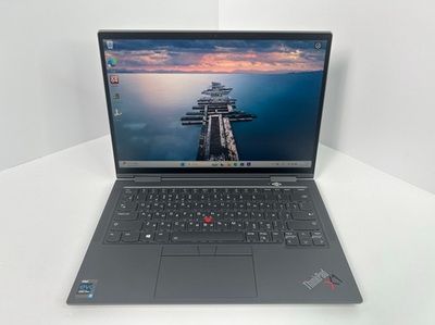 Ноутбук Lenovo ThinkPad X1 Yoga G6 (20Y0S38U0Q) 14"/Intel Core i5-1145G7/RAM 16GB/SSD 512Gb/Intel Iris Xe graphics/IPS/1920x1200/Touch/DOS/Подсветка кл-ры: LED/серый. Состояние: B1