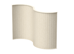 Перегородка S-образная 199х46х180