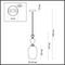 Подвесной светильник Odeon Light Classic Bizet 4855/1B
