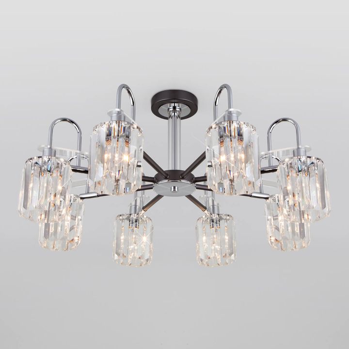 Потолочная люстра Eurosvet Tenia 70090/8 графит