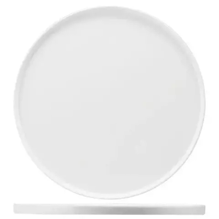 Блюдо «Кунстверк» для пиццы фарфор D=355,H=10мм белый