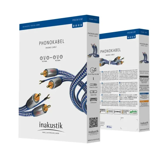 Inakustik Premium Phono Cable RCA-RCA 2m