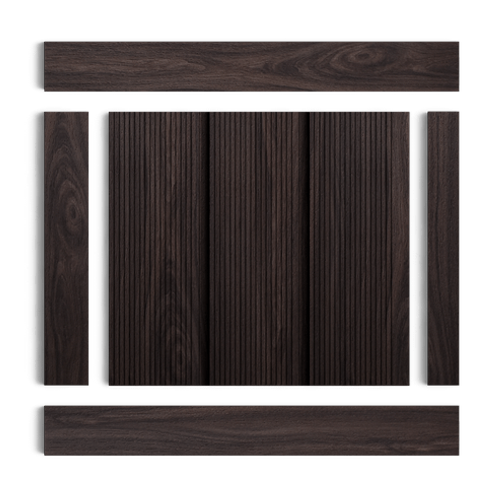 Стеновая панель HiWood декорированная, 270x12 см