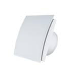 Вытяжной сверхмощный вентилятор ММ-Р 06 стекло овал 169 м³/час с обратным клапаном белый матовый