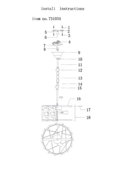 Подвесной светильник Lightstar Varese 731034