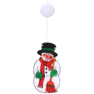 Фигура светодиодная «Снеговичок» 14*25 см (батарейки 3 ААА), 1 режим