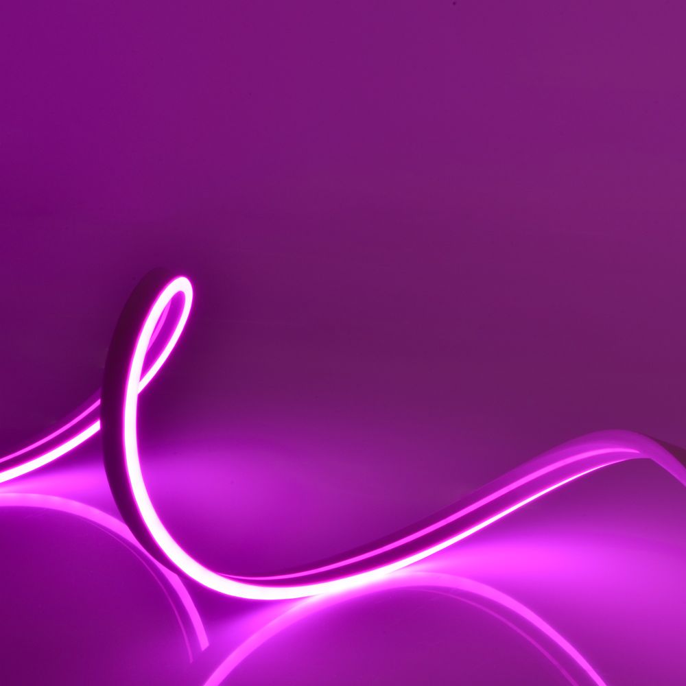 ULS-N01-2835-120LED-m-6mm-IP67-DC12V-9W-m-5M-PURPLE Гибкая светодиодная лента. NEON. Катушка 5м. в блистере. Фиолетовый свет. ТМ Uniel