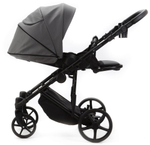 Детская коляска Adamex Zico Deluxe New 3 в 1 ZN-SA04 СЕРАЯ КОЖА