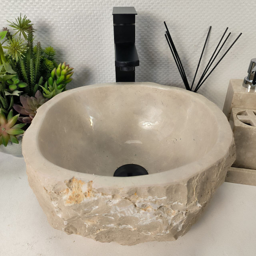 Раковина из мрамора Erozy Cream EM-64957 32*31*16 0867