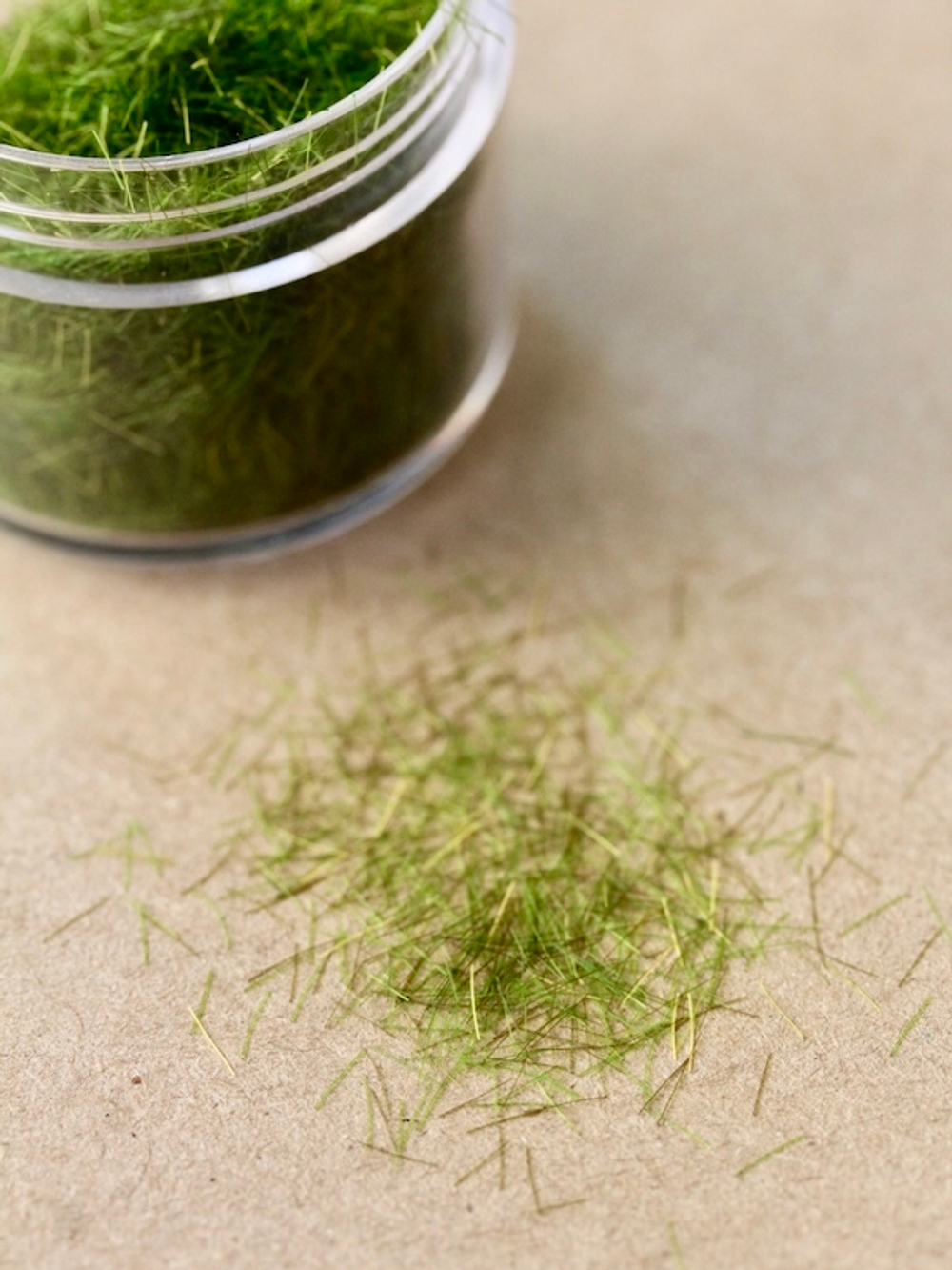 Флок зеленый ворсистый для имитации травы