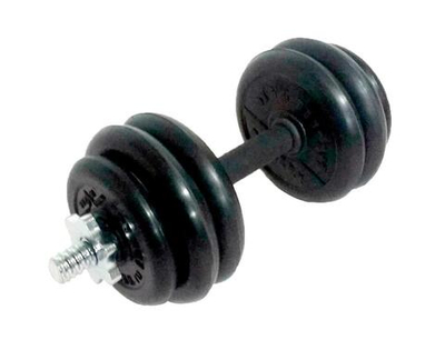 Гантель разборная 15 кг (диски по 1.5 и 2.5 кг)