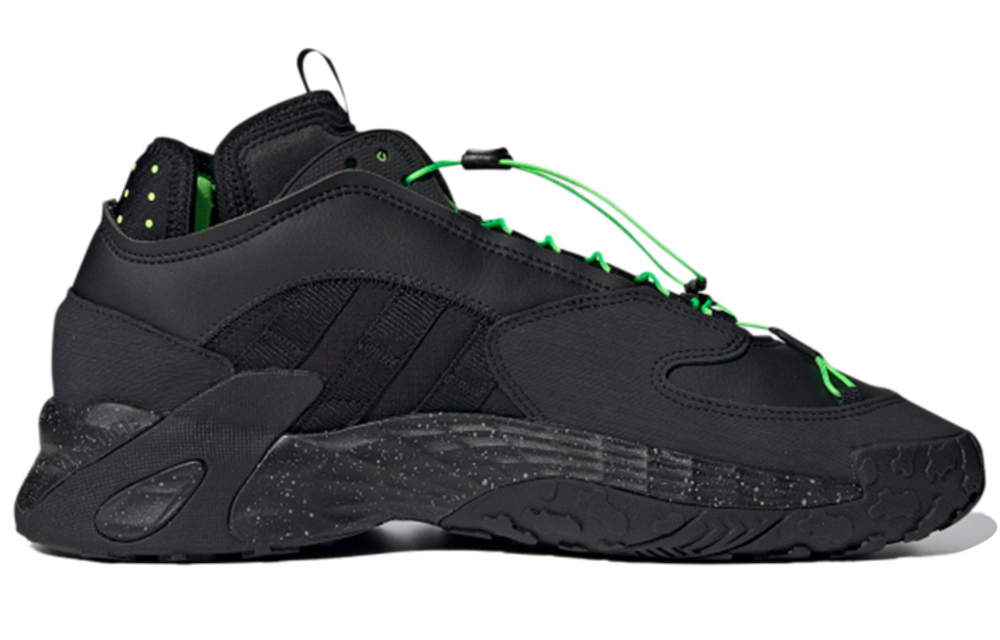 Кроссовки Adidas Originals Streetball 'Black Solar Green'