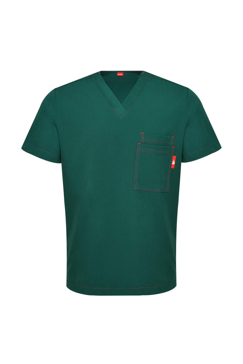 Топ медицинский мужской Гекай, малахит