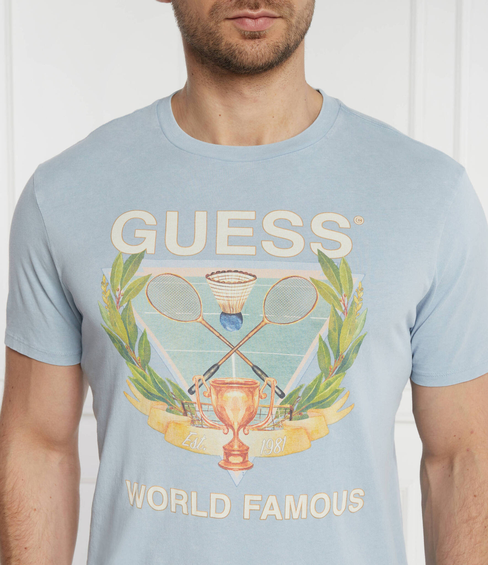 Футболка GUESS - голубой(M4GI60 K9RM1)