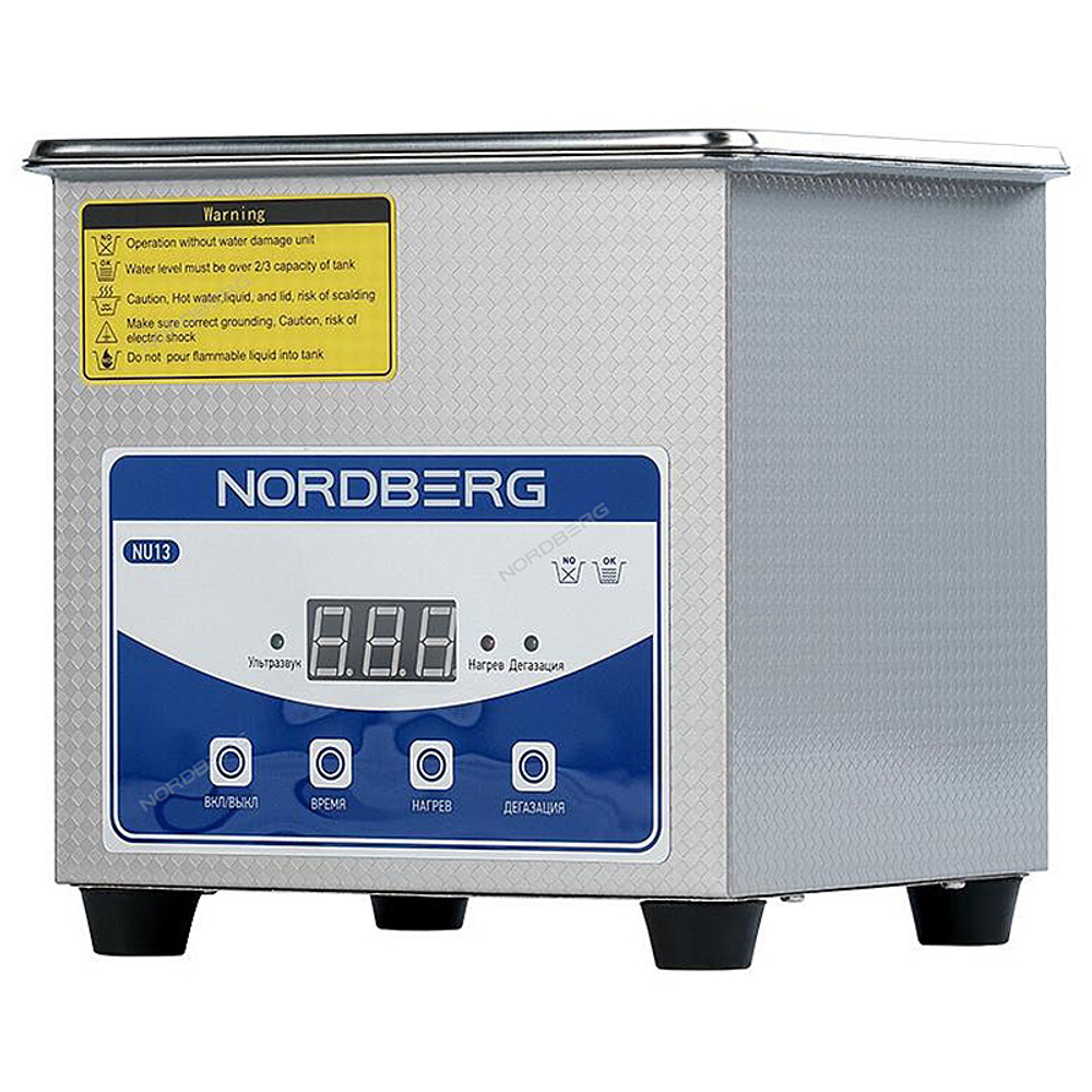 NORDBERG (NU13) Ультразвуковая мойка с подогревом, 1.3 л