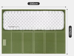 Коврик туристический Naturehike двойной 200х120х1.8 см. зеленый