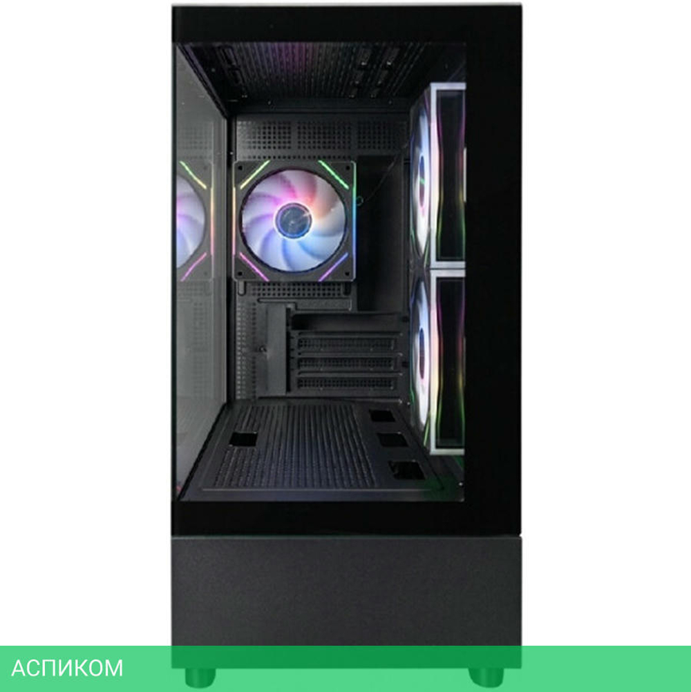 Корпус 1stPlayer Mi5 без БП Black (Mi5-BK-2FC7R-1FC7)