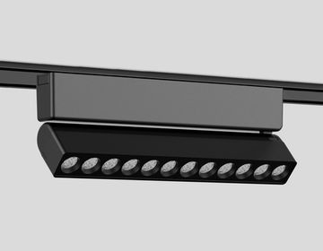 Светильник светодиодный трековый 12W 4200K 24° GV1474 BK чёрный Magnetic Ultra Slim Ambrella