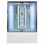 Душевая кабина DTO ЕМ4515 LED с гидромассажем 150х85