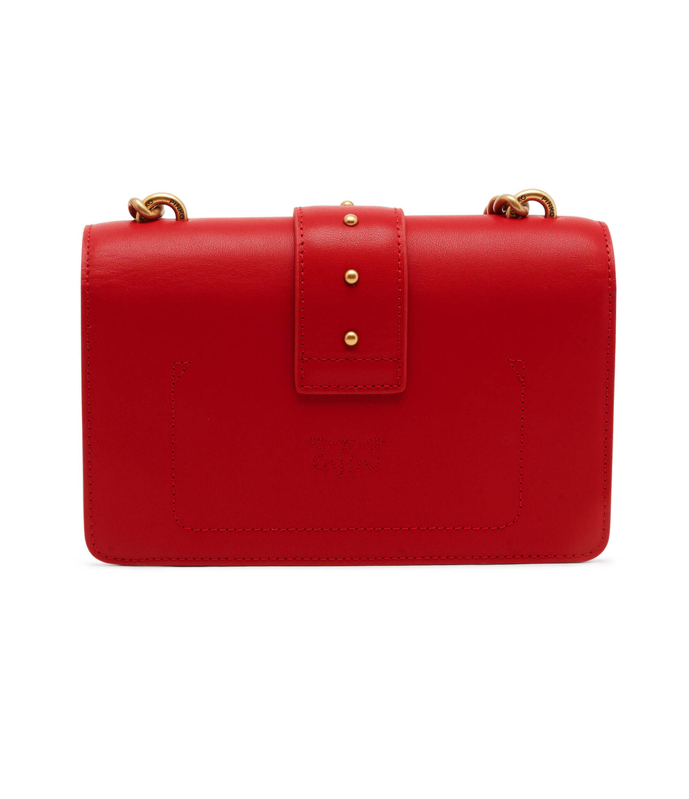 Skórzana наплечная сумка LOVE ONE MINI CL PLTT Pinko - красный(100059 A0F1)