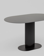 Стол обеденный Mystery 130х80 см чёрный керамика