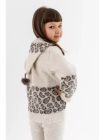 Кофта вязаная с капюшоном