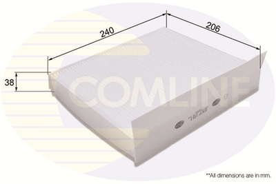 COMLINE - EKF161-CML - Filter, cabin air