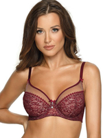 Комфортный бюстгальтер plus size на косточках с боковыми поддержками (Размер: 80J) (Цвет: черный)