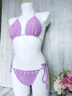 Купальник вязаный