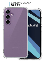 Чехол ROSCO для Samsung Galaxy S23 FE (арт.SS-S23FE-HARD-TPU-TRANSPARENT )