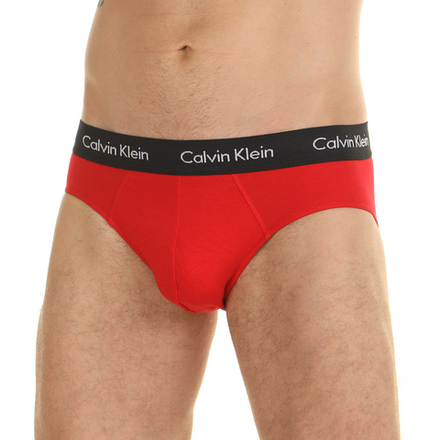 Мужские трусы слипы красные Calvin Klein