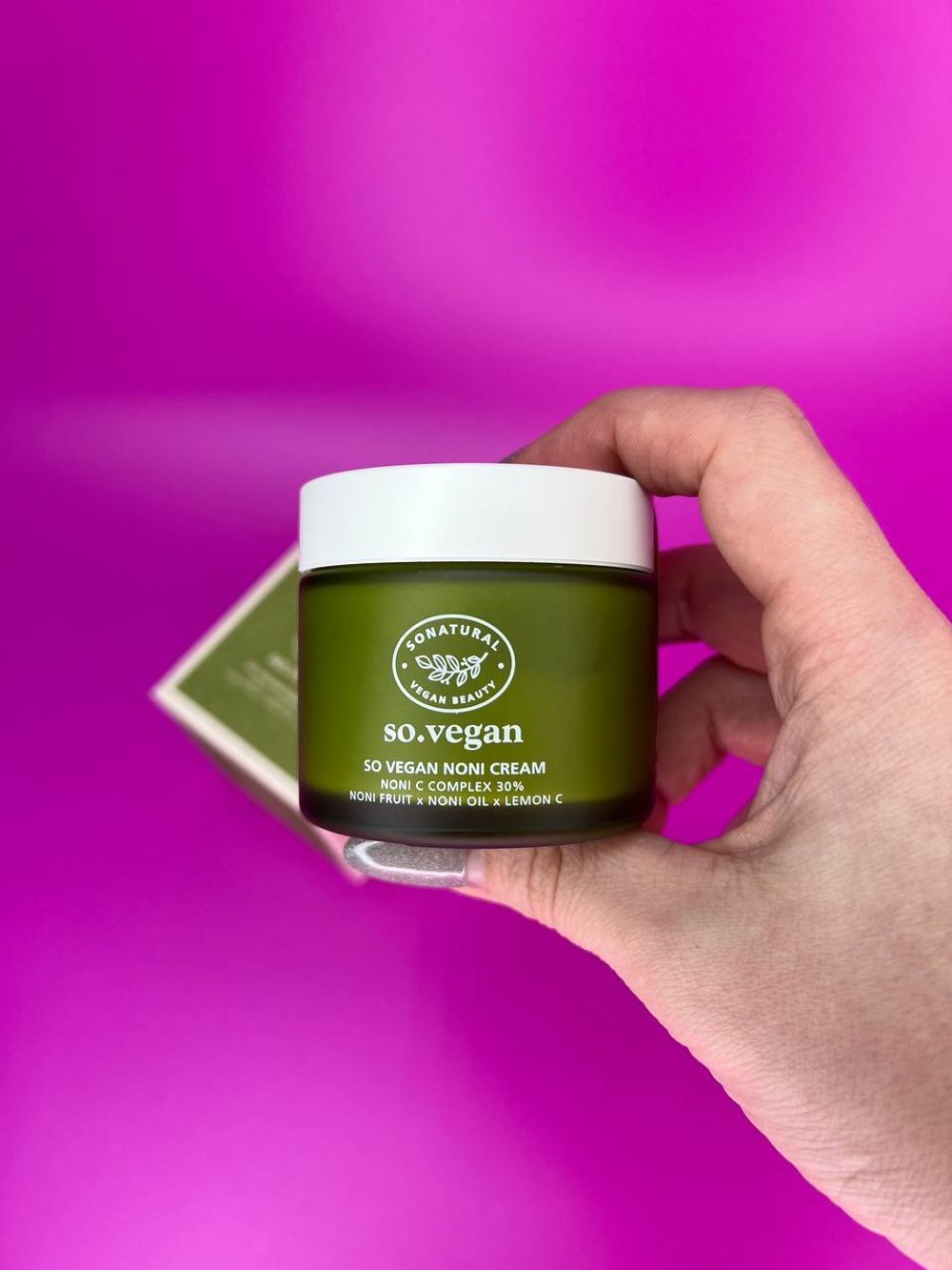 SO NATURAL Увлажняющий антиоксидантный крем с нони So Vegan Noni Cream 70 мл.