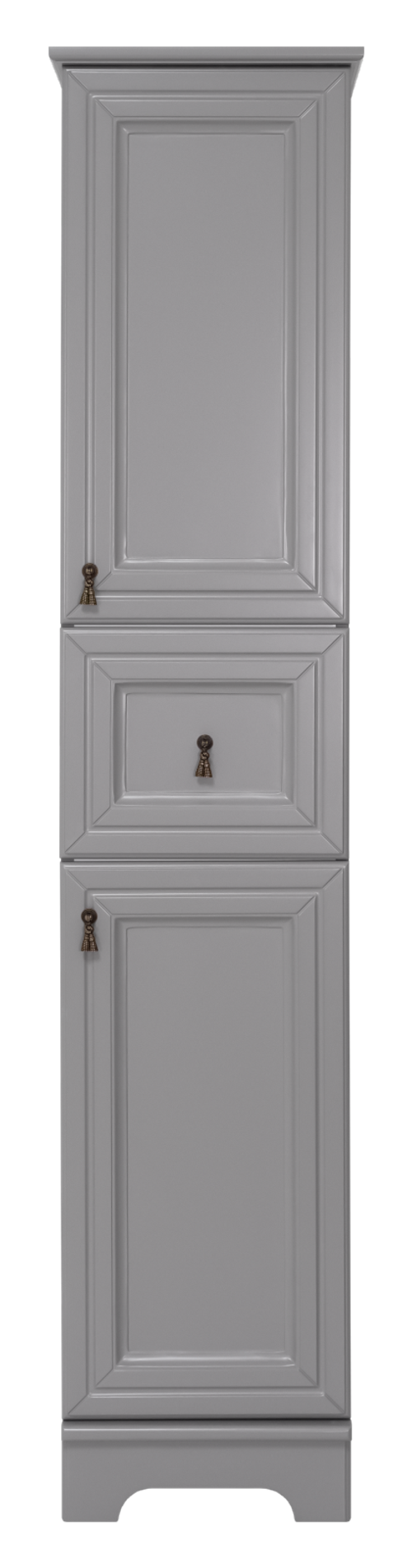 Шкаф - пенал Misty Лувр 35 правый (серый)