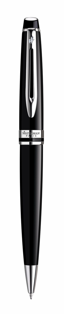 Шариковая ручка Waterman Expert 3, цвет: Black CT, стержень: Mblu