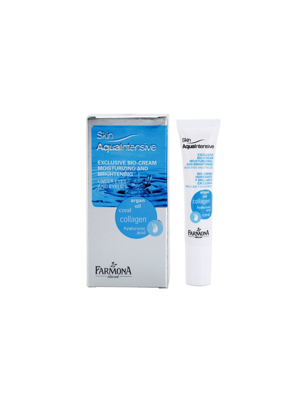 Farmona Skin Aqua Intensive - увлажняющий и осветляющий крем для век и под глазами /   15  ml  / GTIN 5900117095454