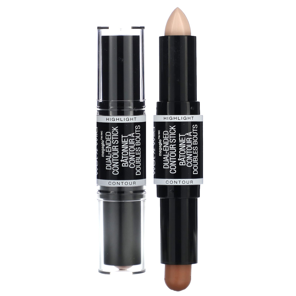 wet n wild, MegaGlo, двусторонний контурный стик, легкий / средний, 8 г (0,28 унции)
