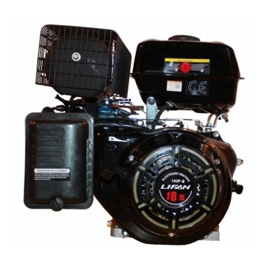 Двигатель бензиновый "LIFAN" 192F (17 л.с., катушка 7 А)