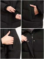 Куртка зимняя удлиненная с капюшоном